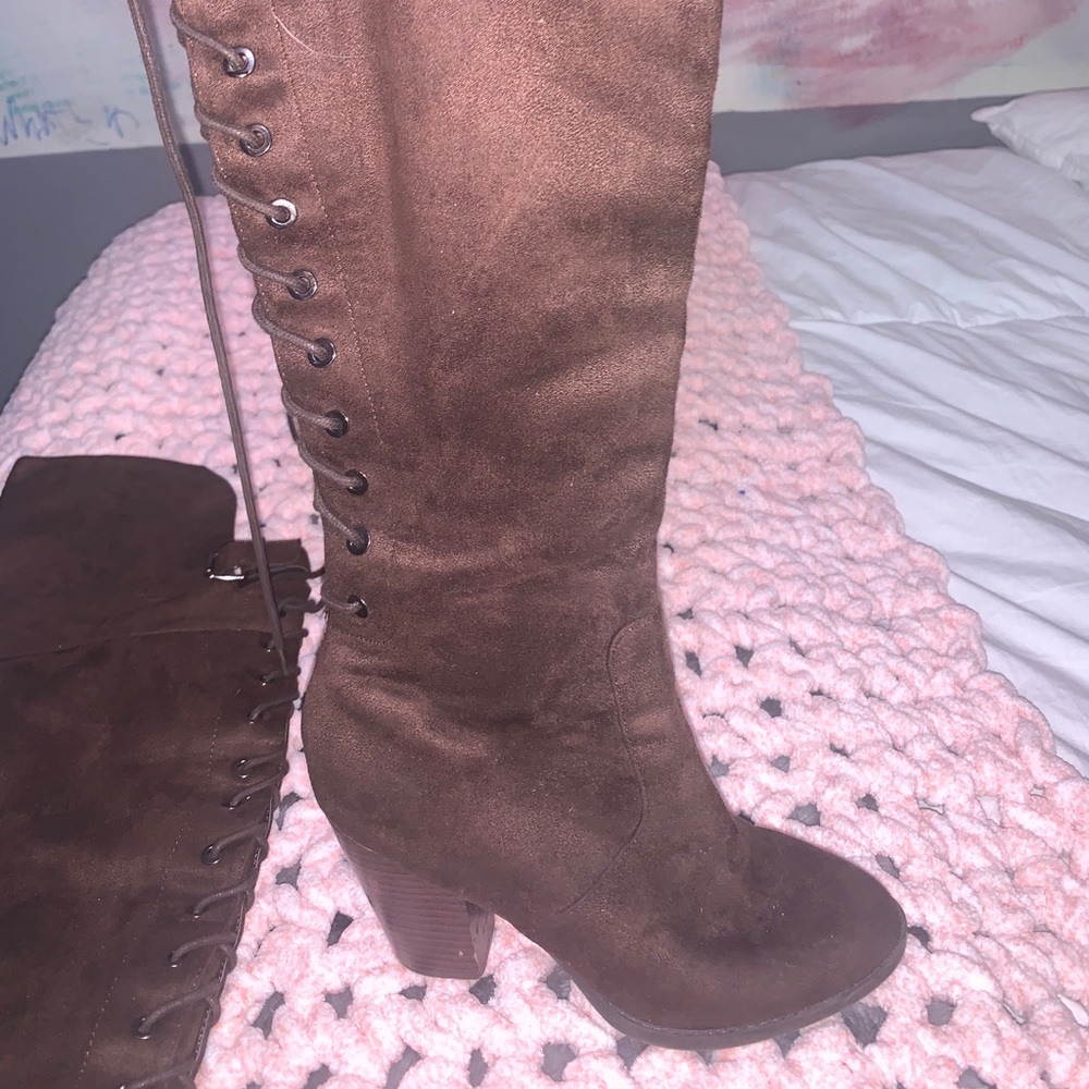 Knee high boots
